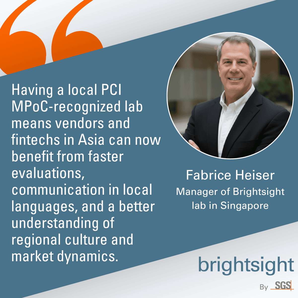 PCI MPoC recognition for Brightsight's laboratory in Singapore